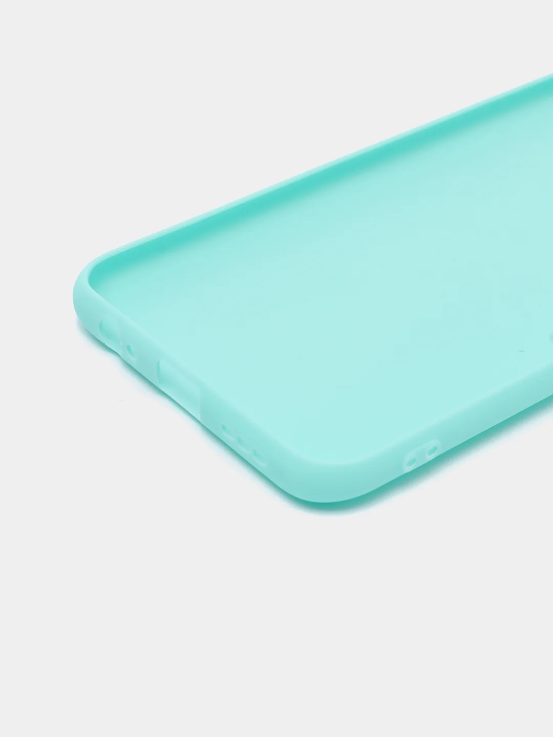 Бирюзовый матовый чехол для Xiaomi Redmi Note 10 / Note 10T / Note 10 Pro / Poco M3 Pro, силиконовый