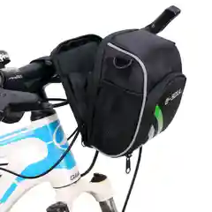 Черный сумка на руль велосипеда