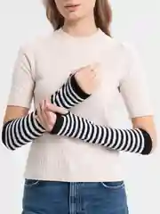 Белый перчатки женские длинные, без пальцев, 4 цвета