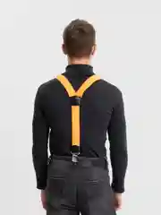 Оранжевый подтяжки эластичные, унисекс