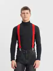 Желтый подтяжки эластичные, унисекс