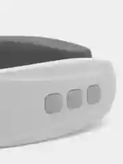 Белый массажер электрический для шеи, миостимулятор мышц usb зарядка