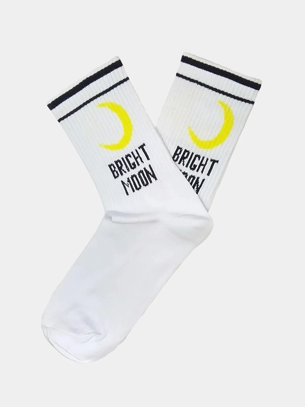 Носки с надписью "BRIGHT MOON"