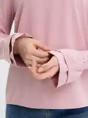 Розовый блузка женская, праздничная