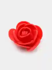 Красный искусственные цветы.  Розы из фоамирана. Размер 2 см. упаковка 10 штук