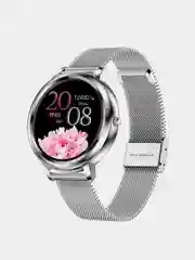 Серебряный смарт часы женские Smart Watch NX19