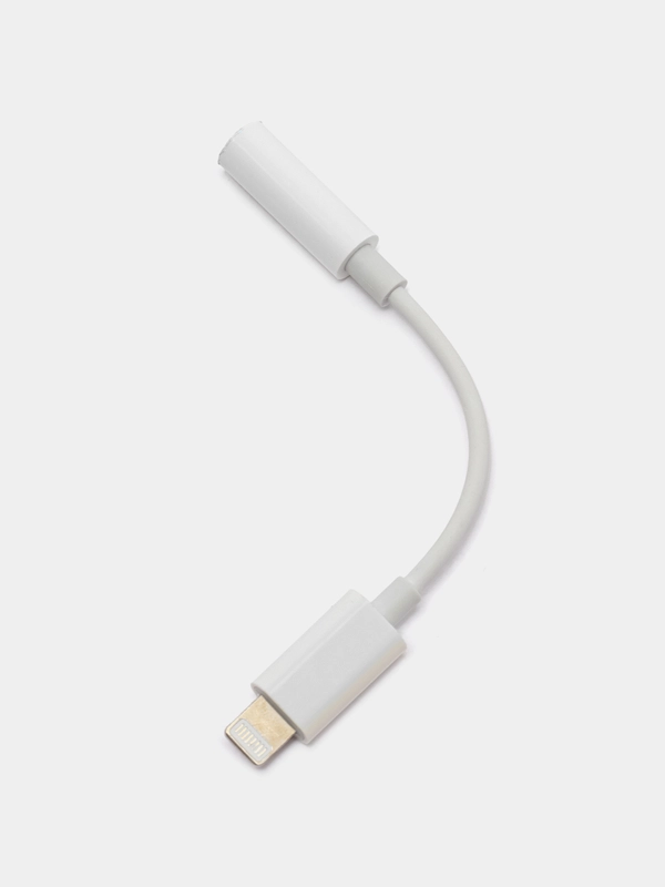 Переходник для наушников Lightning, 3,5 мм, для iPhone (Айфон), аукс адаптер