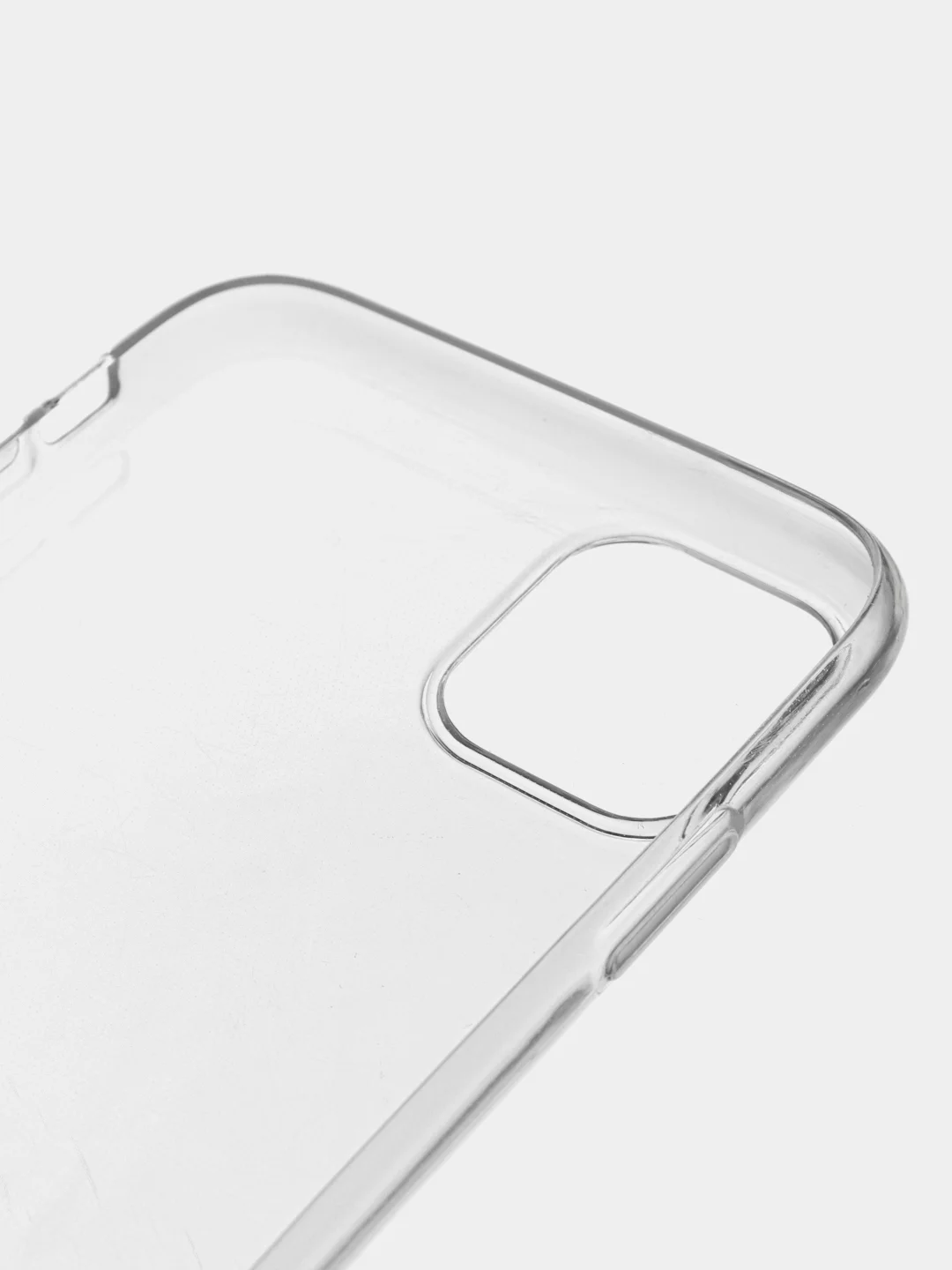 Чехол для iPhone 11, прозрачный, силиконовый