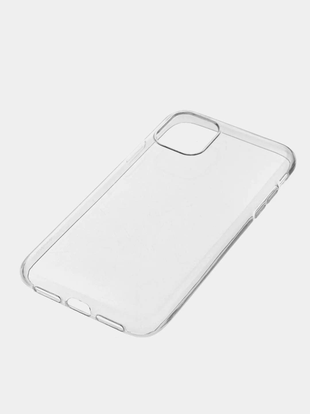 Чехол для iPhone 11, прозрачный, силиконовый