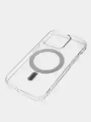 Чехол MagSafe для iPhone 12/13/14/Pro/Max/Mini, прозрачный, силиконовый