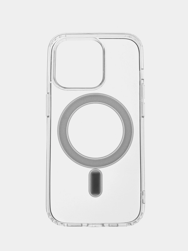 Чехол MagSafe для iPhone 12/13/14/Pro/Max/Mini, прозрачный, силиконовый