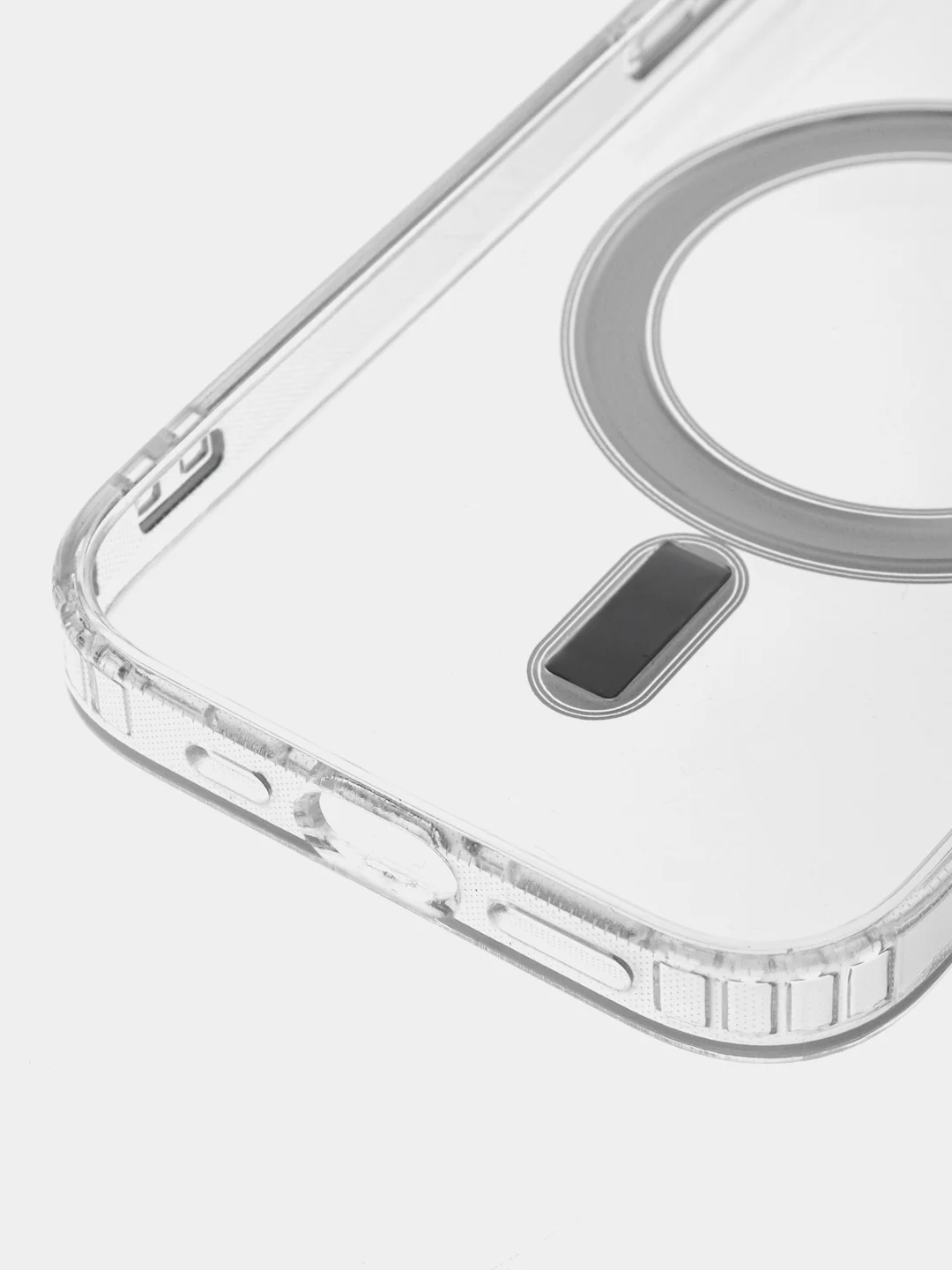Чехол MagSafe для iPhone 12/13/14/Pro/Max/Mini, прозрачный, силиконовый