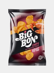 Чипсы Биг-Бон, со вкусом краба, 75 г