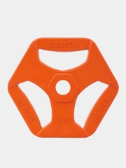 Диск обрезиненный с хватами STARFIT, 2,5 кг