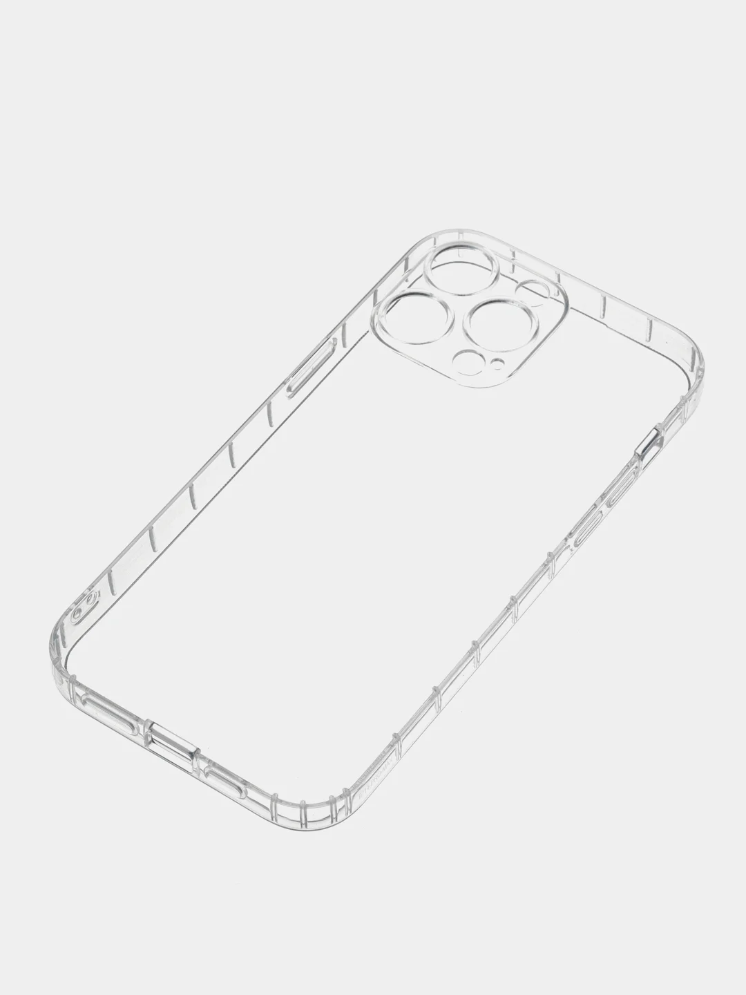 Белый чехол прозрачный для iPhone XR, 11, 11 Pro/Promax, 12, 12 Pro/Promax, 13, 13 Pro/Promax