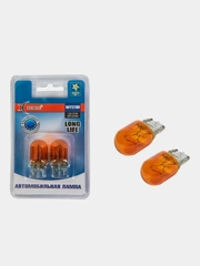 Лампа накаливания  WY21W (желтый) (LONG LIFE) 12V (блистер 2 шт.)