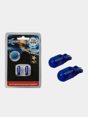 Автомобильная лампа накаливания T10 SUPER WHITE+30%, 12V, блистер 2 шт.