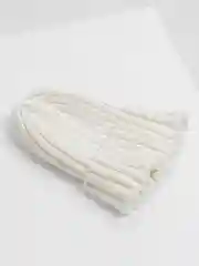 Белый шапка вязаная, унисекс