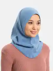 Голубой балаклава утеплённая, из флиса