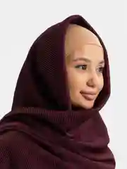 Бордовый палантин, турецкий