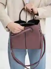 Бордовый сумка женская