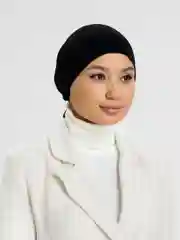 Черный шапка мусульманская на резинке и завязках