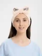 Оливковый повязка на голову косметическая для макияжа и умывания OMG