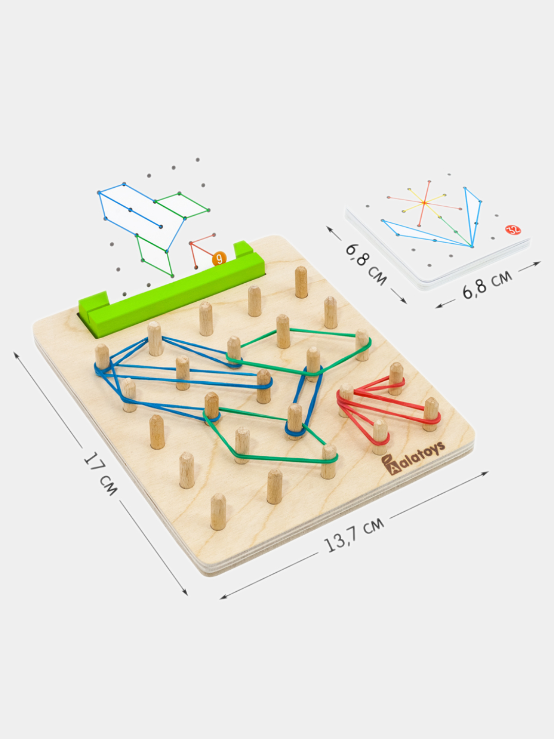 Развивающая деревянная игрушка Геоборд купить по цене 945 ₽ в  интернет-магазине KazanExpress