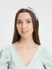 Розовый ободок для волос, плиссированный в цветочек, гибкий, женский