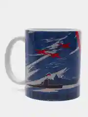 Желтый кружка "23 февраля. С днем Защитника Отечества!"