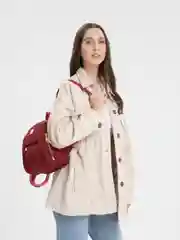 Красный женский повседневный мини рюкзак