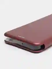 Бордовый чехол книжка VIVO Y22 / VIVO Y35