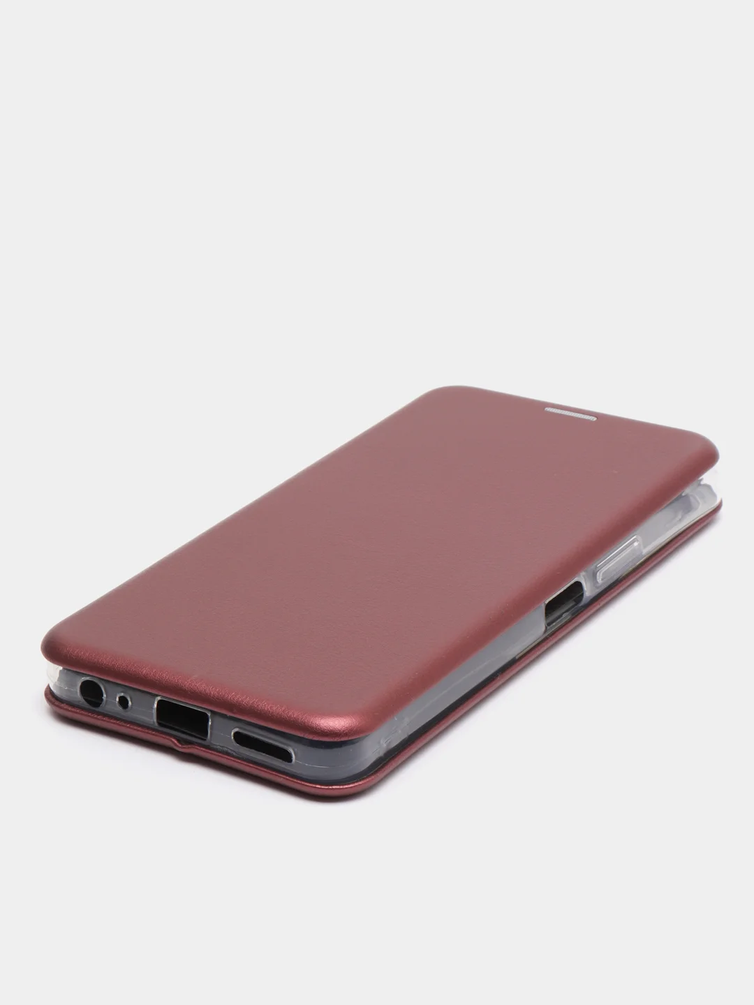 Бордовый чехол книжка VIVO Y22 / VIVO Y35
