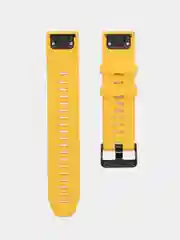 Желтый ремешок на часы GARMIN,Гармин,феникс ремешки,garmin,браслет часов,ремешок гармин 26мм,22мм