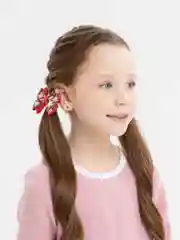 Красный бантики на резинке