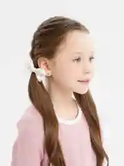 Желтый бантики на резинке