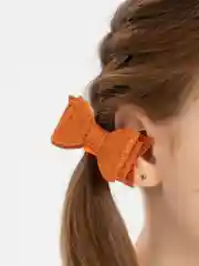 Оранжевый бантики на резинке
