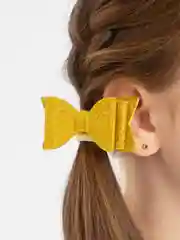 Золотой бантики на резинке
