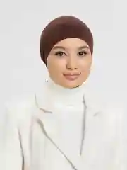 Шоколадный шапка мусульманская на резинке и завязках