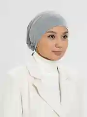 Серый шапка мусульманская на резинке и завязках