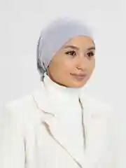 Серый шапка мусульманская на резинке и завязках