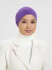 Фиолетовый шапка мусульманская на резинке и завязках