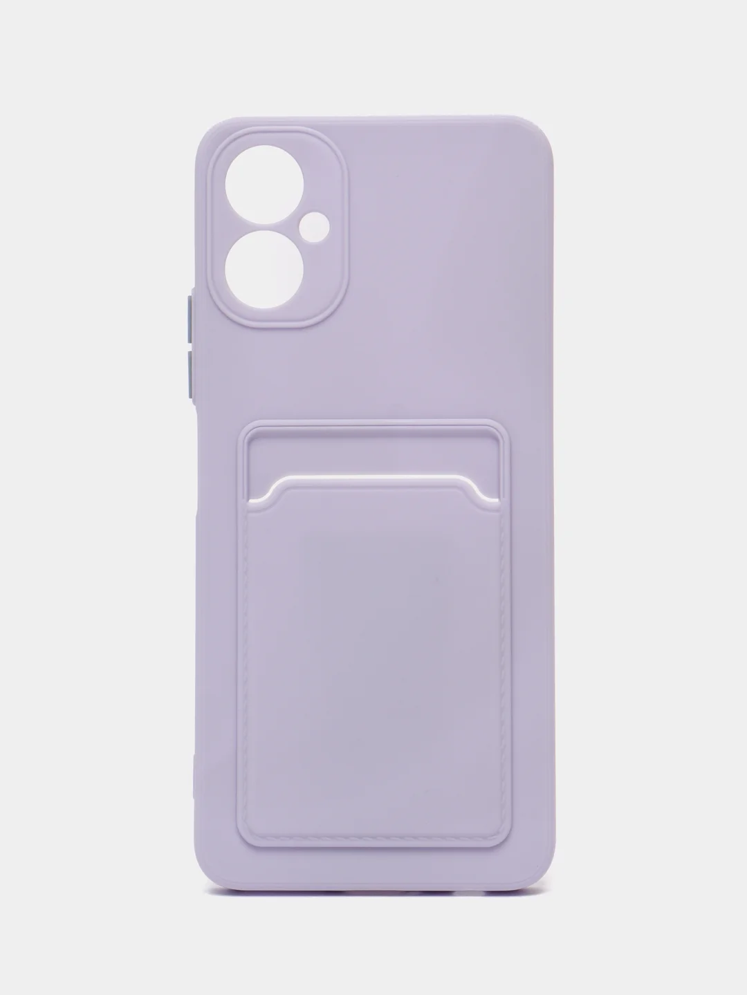 Лавандовый чехол TECNO CAMON 19 NEO, с защитой камеры и карман для пластиковой карты
