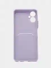 Лавандовый чехол TECNO CAMON 19 NEO, с защитой камеры и карман для пластиковой карты