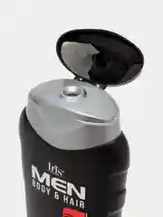 Красный шампунь-гель для волос и тела мужской Iris Men, 400 мл