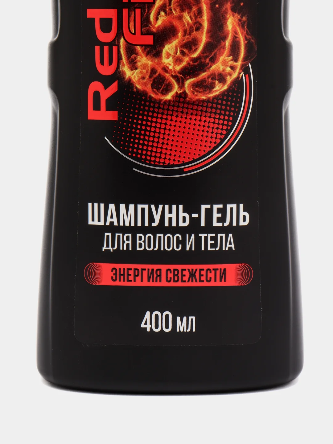 Красный шампунь-гель для волос и тела мужской Iris Men, 400 мл