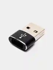 Черный переходник USB / Type C