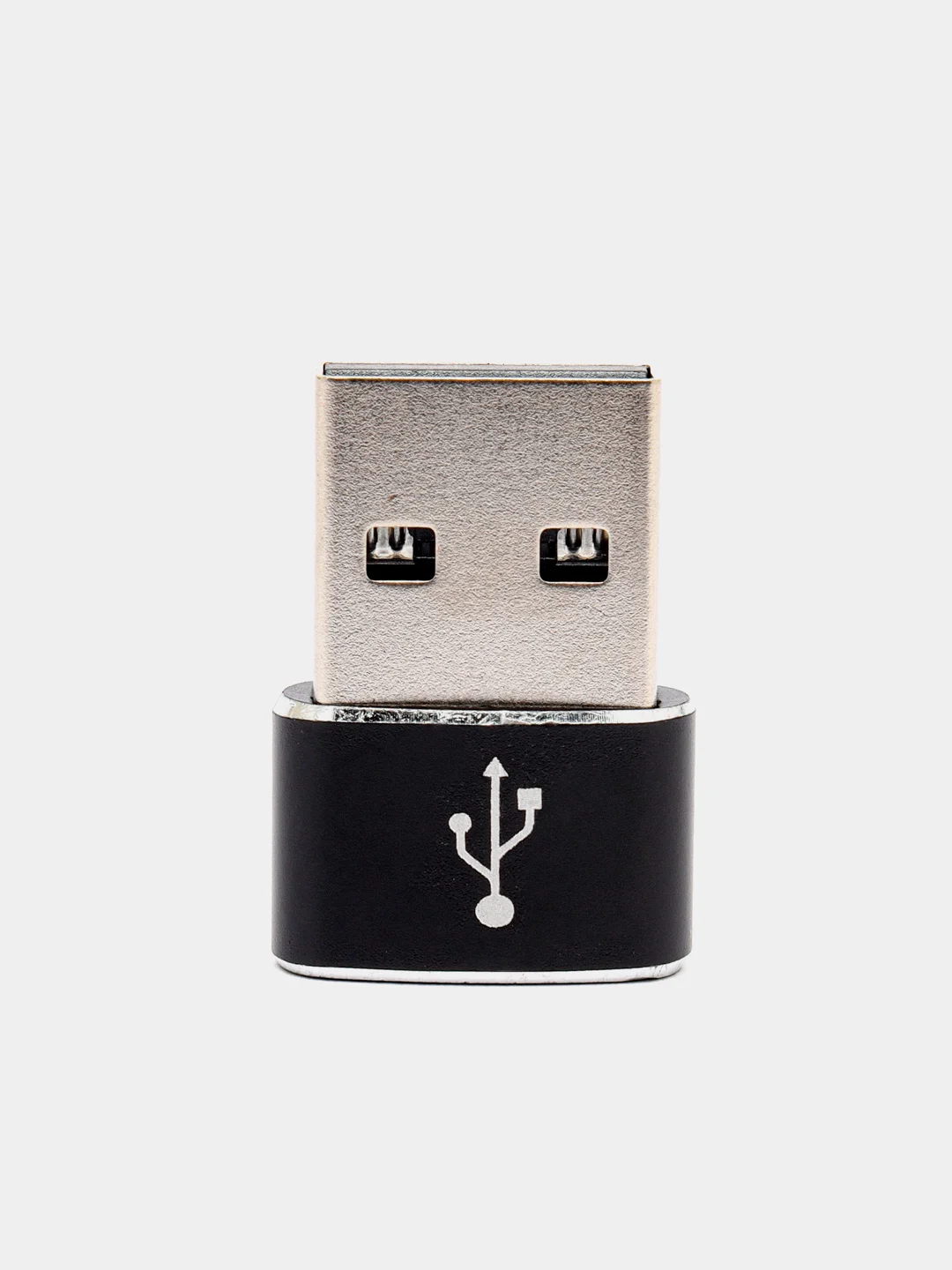 Черный переходник USB / Type C