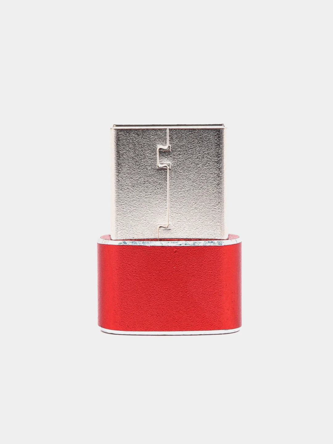 Красный переходник USB / Type C