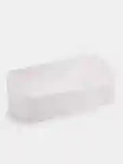 Белый полка для ванной комнаты, на скотче